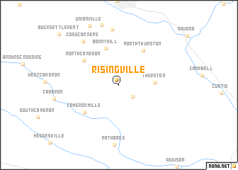 map of Risingville