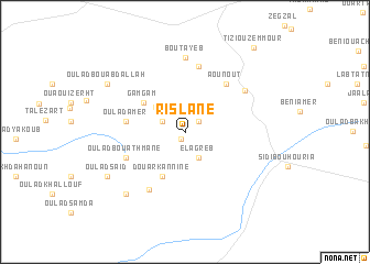 map of Rislane