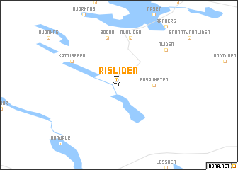 map of Risliden