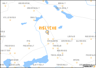 map of Rislycke