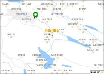 map of Risnäs