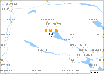 map of Risnäs