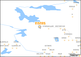 map of Risnäs