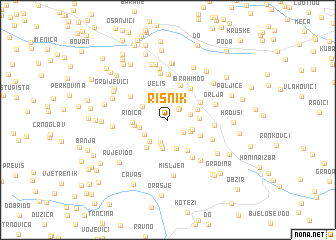 map of Risnik