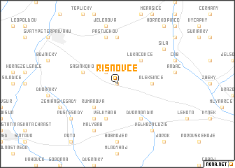 map of Rišňovce