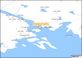 map of Risögrund