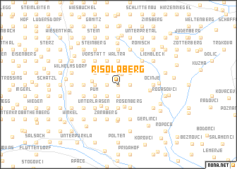 map of Risolaberg