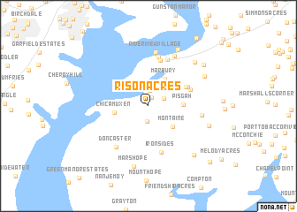 map of Rison Acres