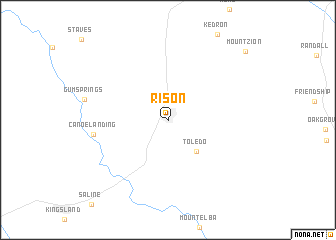 map of Rison