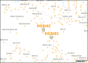 map of Risovac