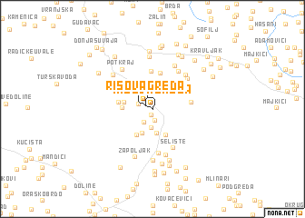 map of Risova Greda