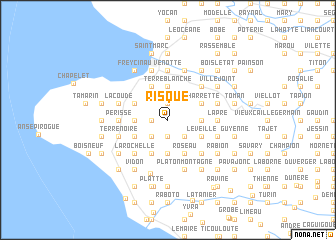 map of Risque