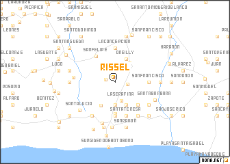 map of Rissel