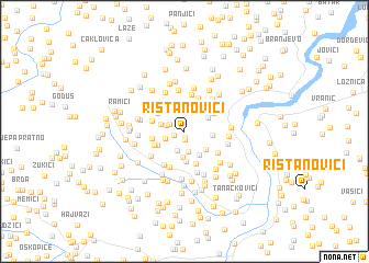 map of Ristanovići