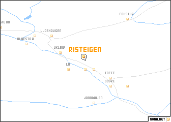 map of Risteigen