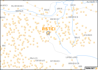 map of Ristići