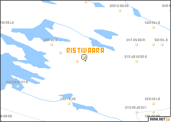 map of Ristivaara