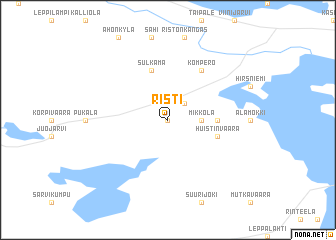 map of Risti