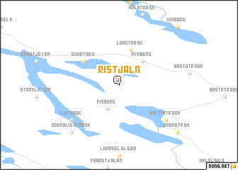 map of Ristjäln