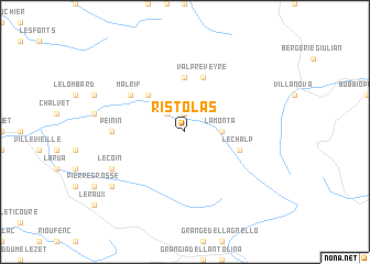 map of Ristolas