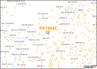 map of Ristovac