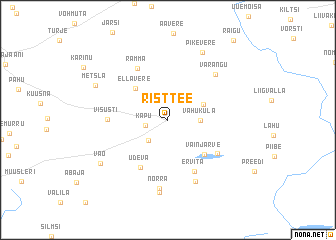 map of Risttee