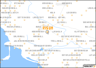 map of Risum