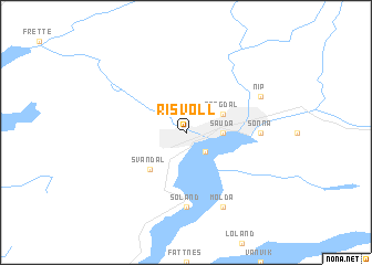 map of Risvoll