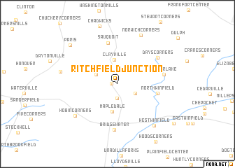 map of Ritchfield Junction