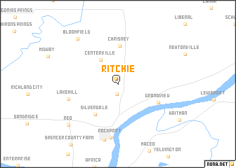 map of Ritchie