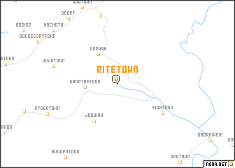 map of Rite Town