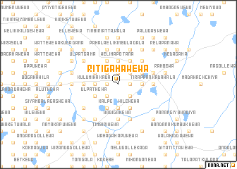 map of Ritigahawewa