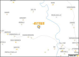 map of Ritner