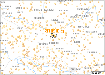 map of Ritošići