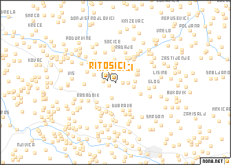 map of Ritošići