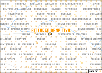 map of Rittadenidampitiya