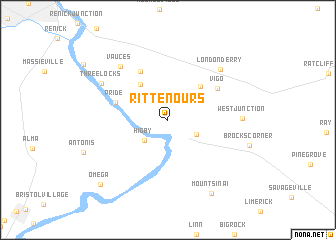 map of Rittenours
