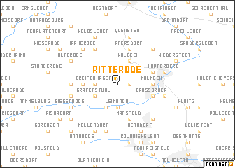 map of Ritterode