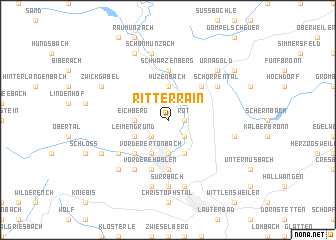 map of Ritterrain