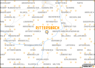 map of Rittersbach