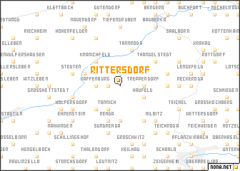 map of Rittersdorf