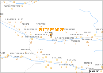 map of Rittersdorf