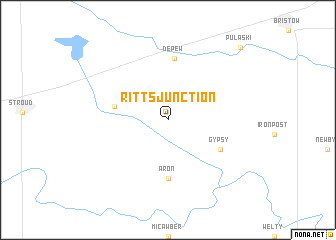 map of Ritts Junction