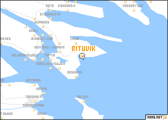 map of Rituvík