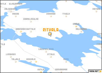 map of Ritvala