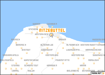 map of Ritzebüttel