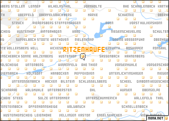 map of Ritzenhaufe