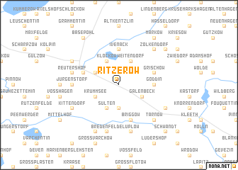 map of Ritzerow