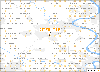 map of Ritzhütte