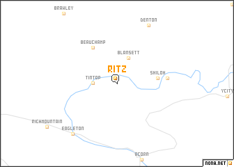 map of Ritz